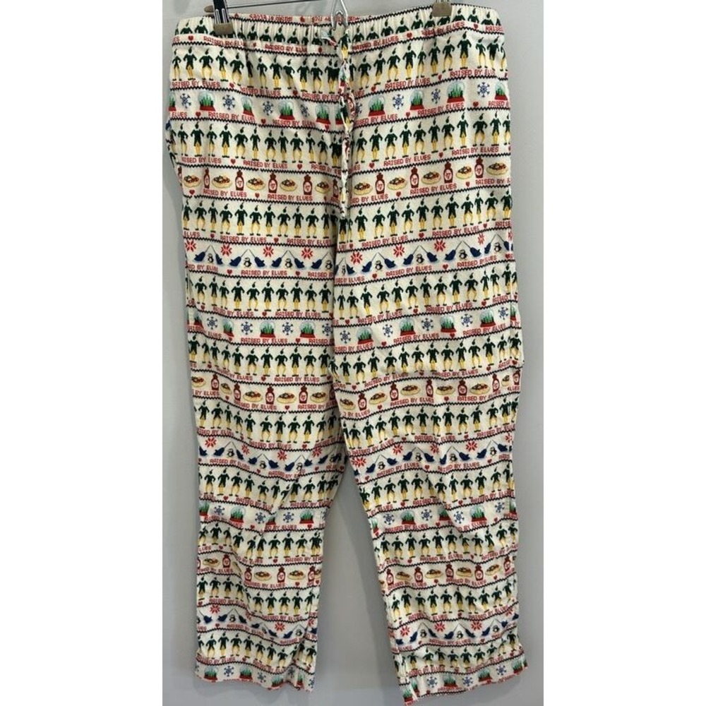 Hanna Andersson ELF Movie Raised By Elves Drawstring Pajama Pants Print Size L